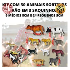 Animal Fazenda Borracha Cavalo Porco Vaca Cachorro Pc C/ 30 Foto mini  3