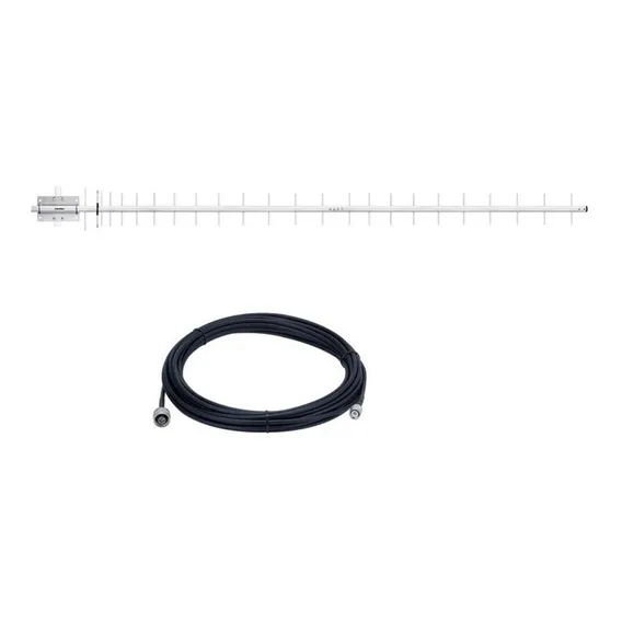 Antena 850mhz Gsm 3g Aquário 20dbi Cf820 Vivo C/ Cabo 10m Foto 1
