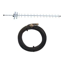 Antena Cel Rural Quad Gsm/3g 850/900/1800/2100mhz Cabo 10mt Foto mini 1