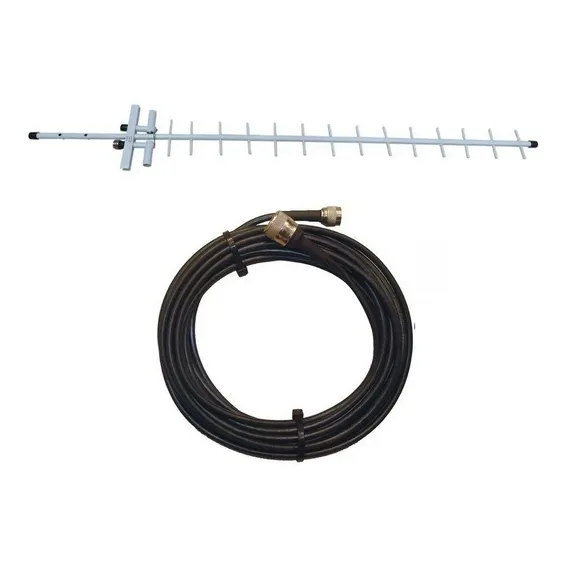 Antena Cel Rural Quad Gsm/3g 850/900/1800/2100mhz Cabo 10mt Foto 1