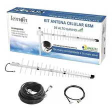 Antena Celular Rural Lemon 15dbi 4 Frequencias Foto mini 1