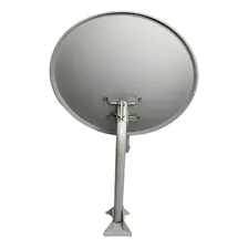 Antena Digital Chapa Parabolica 60cm Ku + Lnbf Duplo Foto mini 3