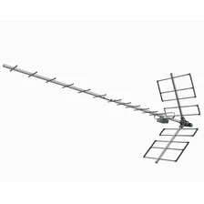 Antena Digital Yagi Longo Alcance 4k 18dbi Rural + Mastro Foto mini  3