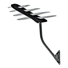 Antena Externa Amplificada Digital Full Hdtv Uhf C/ Suporte Foto mini 1