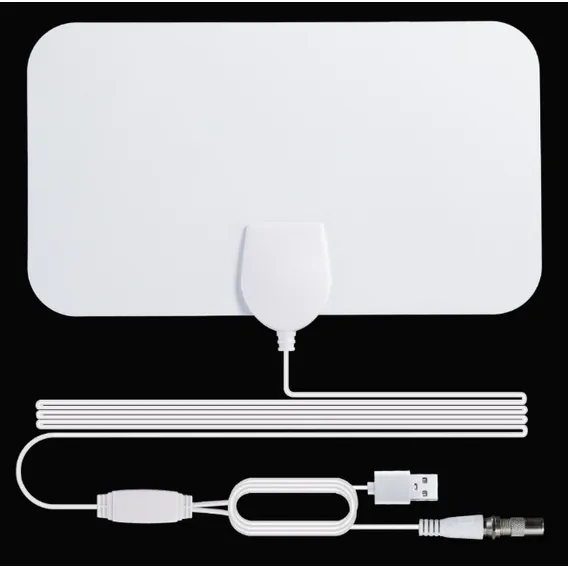 Antena Interna + Amplificador Sinal Hdtv Para Tv Digital 01a Foto 1