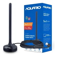 Antena Interna Digital Hdtv Cabo 2,5 Mt Dtv-100p AquƔrio Foto mini 1