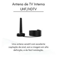Antena Interna P/ Tv Digital Interna Intelbras 2031 Hdtv 4k Foto mini  3