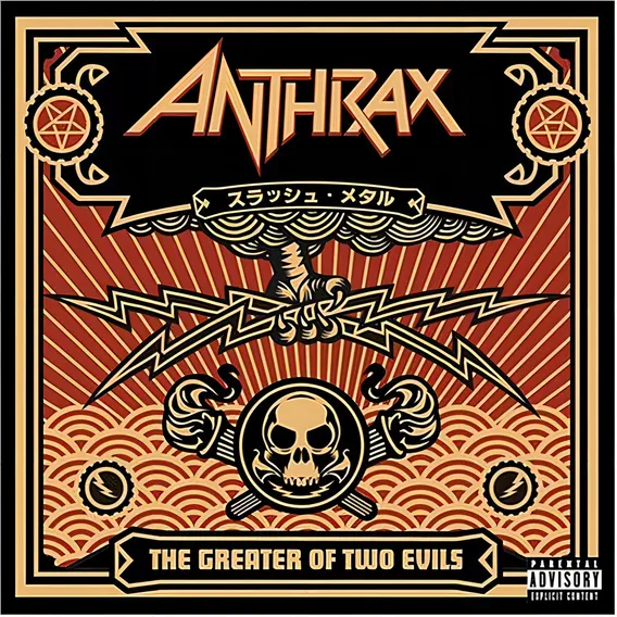 Anthrax The Greater Of Two Evils Cd Lacrado Thrash Metal 80 Foto 1