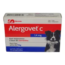 Anti-histamínico Alergovet Cães E Gatos Coveli - 1,4mg Foto mini  3
