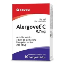 Anti-histamínico Alergovet Cães E Gatos Coveli - 0,7mg Foto mini 1