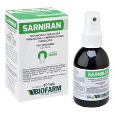 Anti Sarna Spray Pulga Carrapato Cão Gato - Sarniran 100ml Foto  mini 1