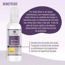 Antimic贸tico Micose Fortalecedor Unhas Pro Unha Silver 60ml Cor Incolor Foto mini 4