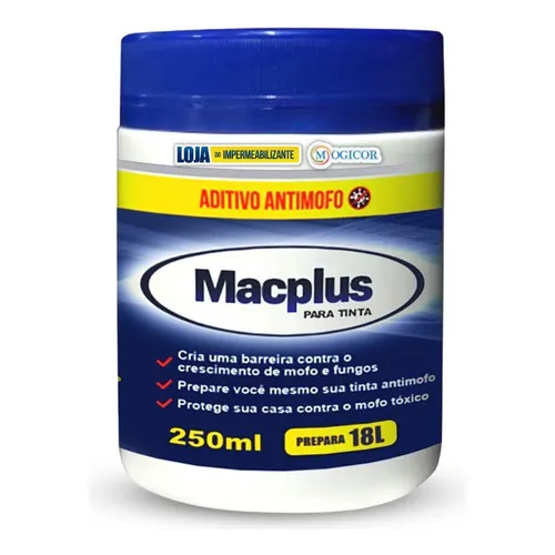 Antimofo Macplus 250ml Para Tinta Acrilica 18l Chega De Mofo Foto 1