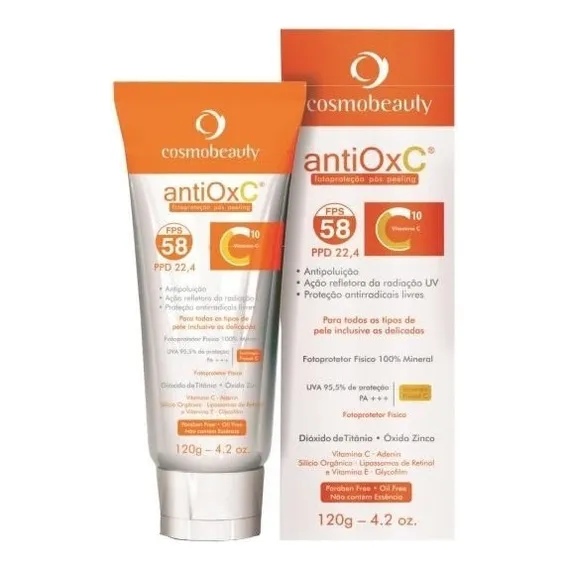 Antiox C Fps58 Vitamina C 120g Cosmobeauty Tipo De Pele Volume Da Unidade 120 Foto 1