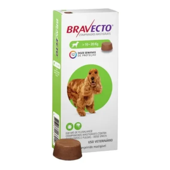 Antipulgas Bravecto De 10 A 20 Kg Black Friday Foto 1