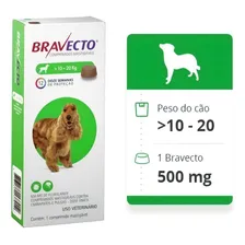 Antipulgas E Carrapatos Bravecto 10 A 20 Kg Foto mini 3