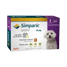 Antipulgas E Carrapatos Simparic 2,6 A 5,0 Kg (10 Mg) 1 Uni Foto  mini 1
