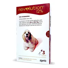 Antipulgas Revolution 12% Cães De 10 A 20 Kg C/ 3 Pipetas Foto  mini 1