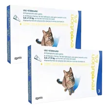 Antipulgas Revolution 6% Gatos 2,6 A 7,5kg C/6 Pipetas Foto mini 1