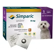 Antipulgas Simparic 10mg 2,6 A 5kg C/1 Foto mini 1