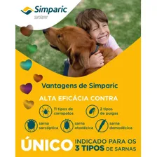 Antipulgas Simparic para Cães 5 mg 1,3 a 2,5 Kg 1 Comprimido Foto mini 4
