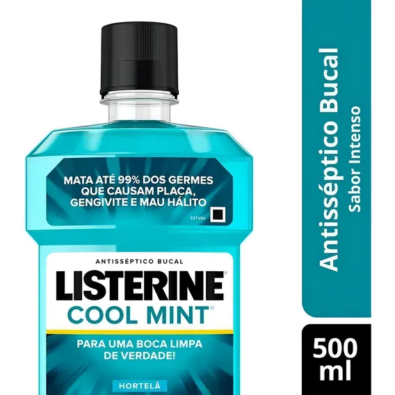 Antisséptico Bucal Listerine Cool Mint 500ml Foto 1