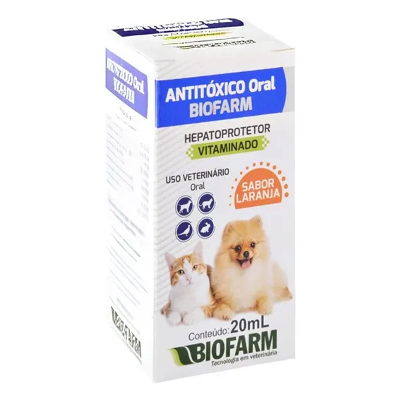 Antitóxico Oral Biofarm 20ml Foto 1