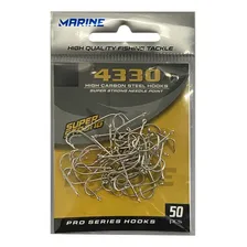 Anzol 4330 Com Fisga Super Strong N°6 C/50 - Marine Sports Foto mini 2