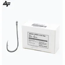 Anzol Albatroz 4330 C/ Farpa Nickel N°1/0 - 100 Peças Foto  mini 1