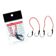 Anzol Albatroz Suporte Hook Duplo Chinu N° 9 - 2 Peças Foto  mini 1