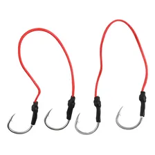Anzol Albatroz Suporte Hook Duplo Live Bait N° 4/0 - 2 Peças Foto mini  2