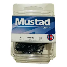 Anzol Azul Perna Longa Mustad 1805 N 1 Caixa C/50un Foto mini  2
