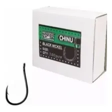 Anzol Chinu Black Nickel NÂș6 100pçs Marine Sports Chinu Foto mini 1
