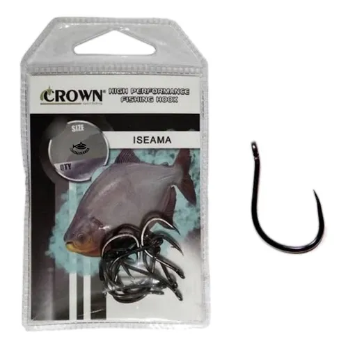 Anzol Crown Iseama Sure Black 10 C/10 - Crown Foto 1
