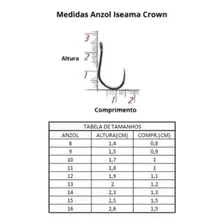Anzol Crown Iseama Sure Black 10 C/10 - Crown Foto mini  3