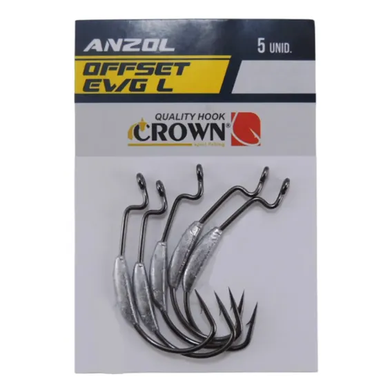 Anzol Crown Offset Ewg C/ Lastro - Tamanho 4/0 Foto 1