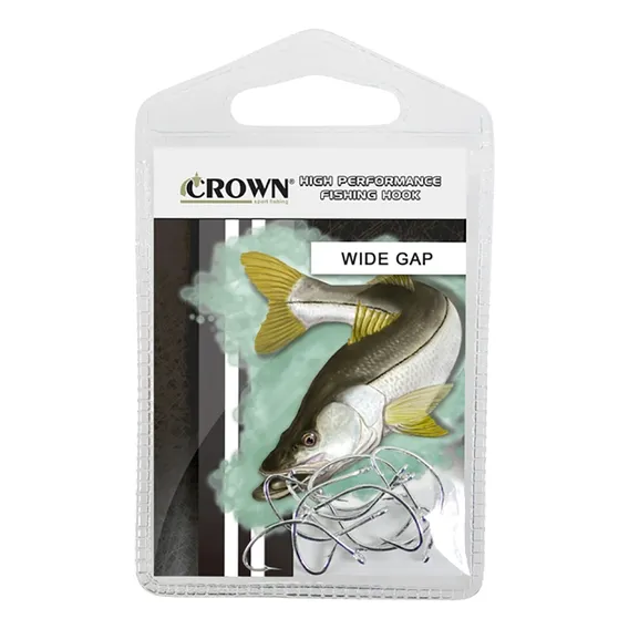 Anzol Crown Wide Gap - Tamanho 8 Foto 1
