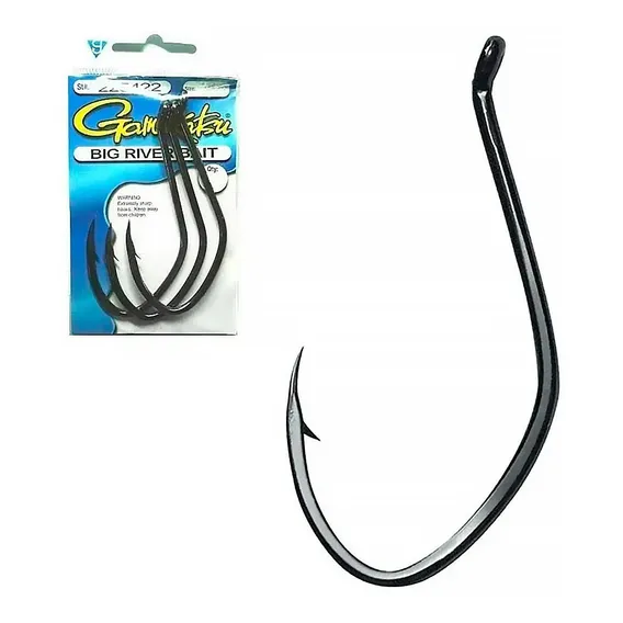 Anzol Gamakatsu Big River Bait - Tamanho 8/0 Foto 1