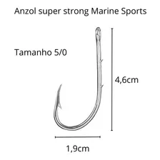 Anzol Marine Sports 4330 N.5/0 Cartela Com 20 Foto mini 2