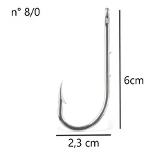Anzol Marine Sports 4330 NÂș8/0 Cx 100pcs Foto mini 2