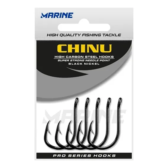 Anzol Marine Sports Chinu Black - Tamanho 02 Foto 1