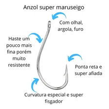 Anzol Marine Sports Maruseigo 18 Nickel Com 50 Unidades Foto mini 4