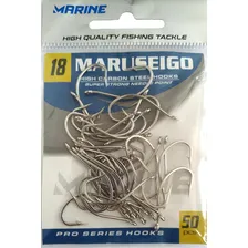 Anzol Marine Sports Maruseigo 18 Nickel Com 50 Unidades Foto mini  3
