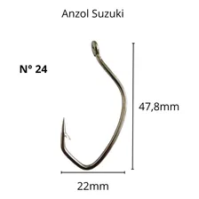 Anzol Marine Sports Suzuki - Tamanho 24 Foto mini  2