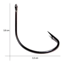 Anzol Marine Sports Wide Gap Cp 4/0 Com 40 Un. Super Preto Foto mini 2