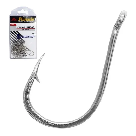 Anzol Maruri Pinnacle Chinu Ring Nickel Cartela N° 06 Foto 1