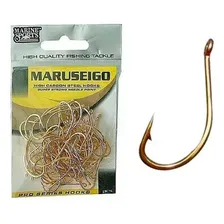 Anzol Maruseigo Gold N°12 Cart. 50pçs - Marine Sports Foto mini  2