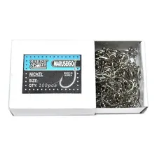Anzol Maruseigo Nº 14 Nickel - Marine Sports - 100 Peças Foto mini  3