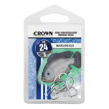 Anzol Maruseigo Nickel Crown P/ Pesca TilĂĄpia NÂș 24 Com 5un Foto mini 1