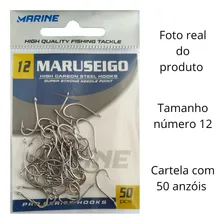 Anzol Maruseigo Nickel Marine Sports 12 - 50 Unid Foto mini 3